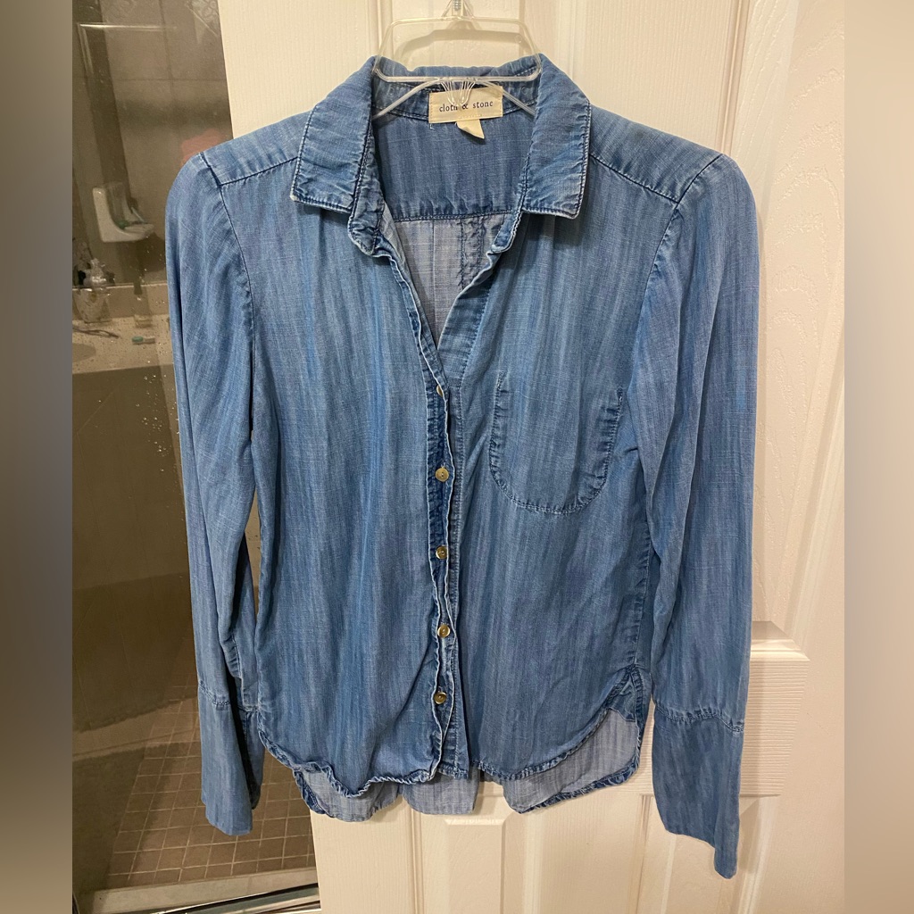 Anthropologie Cloth & Stone Button Down Shirt